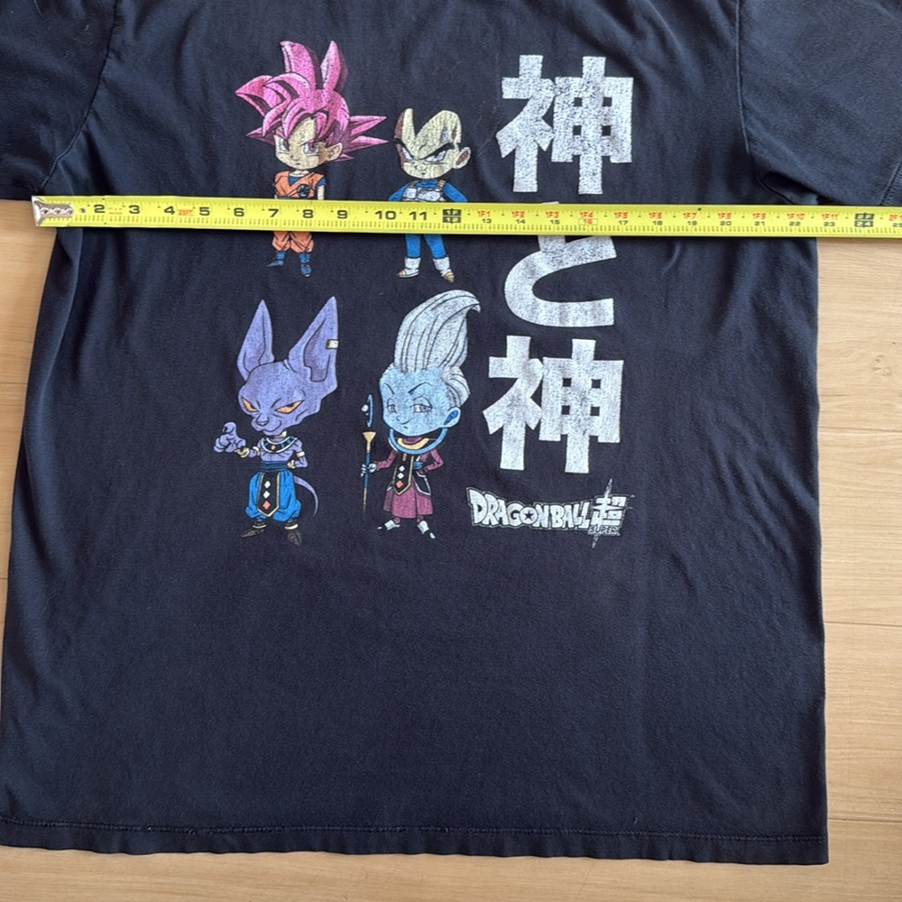 DRAGON BALL Z SUPER CHIBI CHARACTERS MENS LARGE BLACK COTTON T-SHIRT - Picture 7 of 8